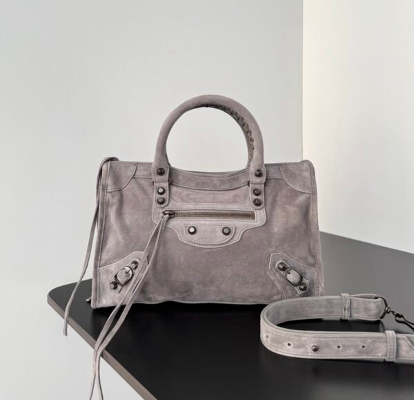 Balenciaga Le City Suede Bag
