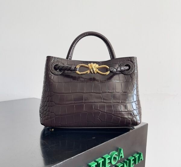 Bottega Veneta Crocodile Andiamo Bag